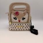 Betsey Johnson Fox Deer Insulated Lunch Tote Novelty Bag Crossbody Rare