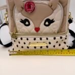 Betsey Johnson Fox Deer Insulated Lunch Tote Novelty Bag Crossbody Rare - Image 6