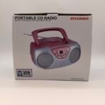 Sylvania SRCD243M-PINK Portable CD Radio AM/FM AUX Pink New In Box - Image 3