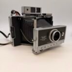 Vintage Polaroid Land Camera 360 Electronic Flash w/ Flash Unit Case Manual - Image 2