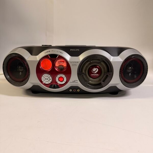 Philips AZ2558 Expanium Woox CD Boombox USB Stereo READ Display Dim
