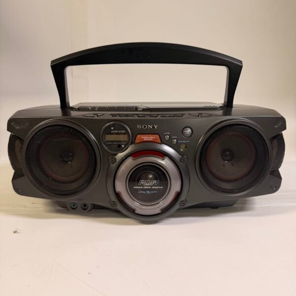 Sony CFD-G70 CD Cassette Radio Boombox Portable Stereo Power Drive Woofer
