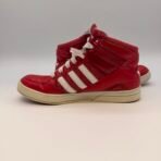 Adidas Originals D74172 Red White High Top Sneakers Men’s Size 5.5 Shoes - Image 5