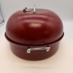 Indoor Stovetop Smoker Roaster Pan Dome Lid Smoking Rack Red Kitchen Cooker - Image 9