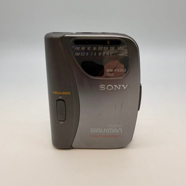 Sony WM-FX353 Walkman AM/FM Cassette Player Auto Reverse Tested Works