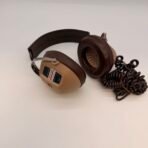 Vintage Realistic Custom Pro Stereo Headphones Brown Made USA