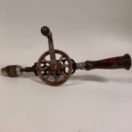 Antique Millers Falls No.2 Hand Drill Eggbeater USA Wood Handle Tool