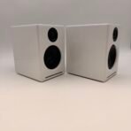 Audioengine A2 Powered Speakers White Desktop Pair Tested Working - Image 3