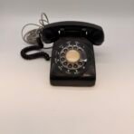 Vintage Northern Electric 500 Rotary Telephone Black Mid Century Canada