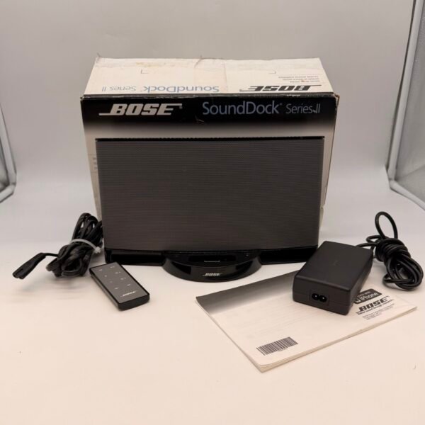 Bose SoundDock Series II Speaker Dock iPod iPhone Complete Box Remote