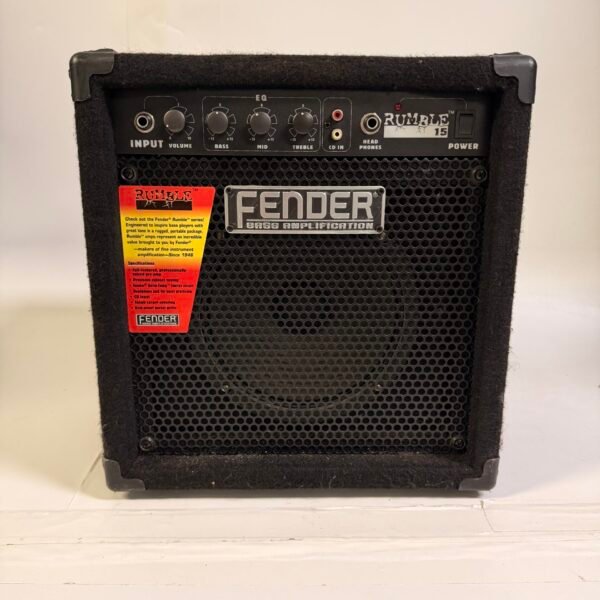 Fender Rumble 15 Bass Amplifier 15W Practice Amp PR497