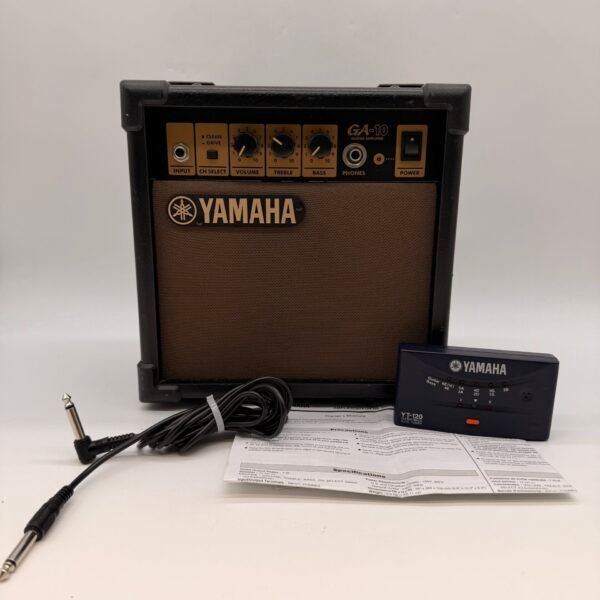 Yamaha GA-10 Guitar Amplifier 10W w/ YT-120 Tuner Tested Working