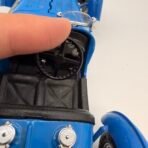 Burago Bugatti Type 59 1934 1:18 Diecast Model Car Blue Italy - Image 8