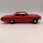 1962 Chevrolet Bel Air 1:18 Diecast Maisto Red Model Car Read Crack - Image 4