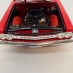 1962 Chevrolet Bel Air 1:18 Diecast Maisto Red Model Car Read Crack - Image 7