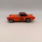 Vintage Style 1956 Ford Thunderbird Diecast Model Car Orange Collectible - Image 2