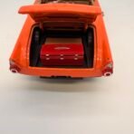 Vintage Style 1956 Ford Thunderbird Diecast Model Car Orange Collectible - Image 5