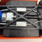 Vintage Style 1956 Ford Thunderbird Diecast Model Car Orange Collectible - Image 8