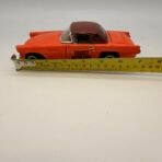 Vintage Style 1956 Ford Thunderbird Diecast Model Car Orange Collectible - Image 9
