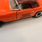 Vintage Style 1956 Ford Thunderbird Diecast Model Car Orange Collectible - Image 10