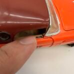 Vintage Style 1956 Ford Thunderbird Diecast Model Car Orange Collectible - Image 11