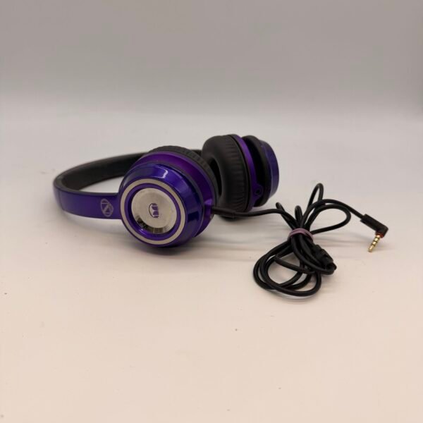 Monster N-Tune On-Ear Headphones Purple Wired Noise Isolating