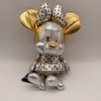 Disney Minnie Mouse Plush 15” Gold Silver Polka Dot Doll New Tags