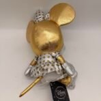 Disney Minnie Mouse Plush 15” Gold Silver Polka Dot Doll New Tags - Image 2
