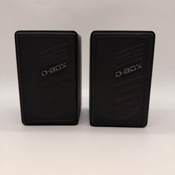 D-BOX Bookshelf Speakers Pair Passive Compact Stereo