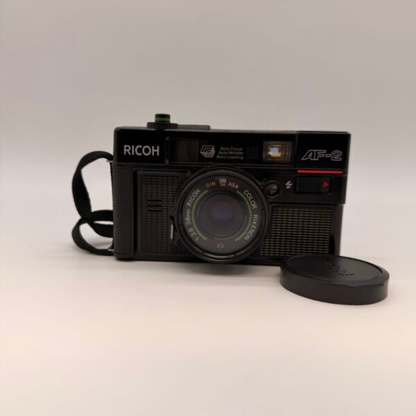 Ricoh AF-2 35mm Film Camera 38mm f2.8 Rikenon Untested Vintage