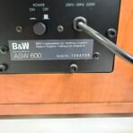 B&W ASW600 Subwoofer Oak Powered Active Made In England Tested - Image 9