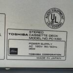 Vintage 1980s Aurex Toshiba PC-X60 Cassette Deck Tested Working Japan - Image 8