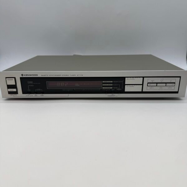 Rare-Kenwood  KT-7X Quartz Synthessizer Stereo Tuner W Attached Antenna/great
