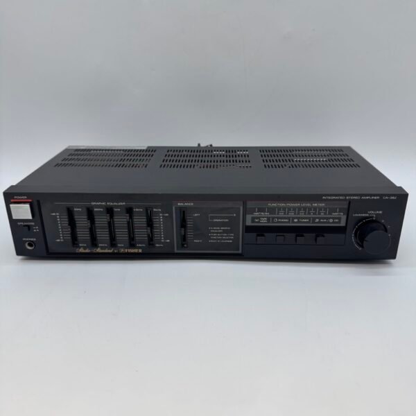 Vintage 1980s Fisher CA-38 Z Stereo Integrated Amplifier Tested Working