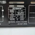 Vintage 1980s Fisher CA-38 Z Stereo Integrated Amplifier Tested Working - Image 8