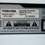 Toshiba D-R7 K-TC3 DVD Recorder Player HDMI Upscaling 1080P Tested ,  Works - Image 10