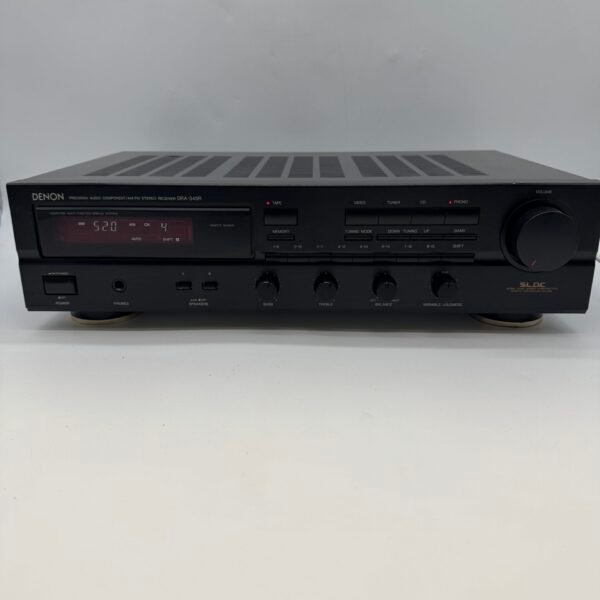 Denon DRA-345R Receiver Amplifier: Phono/Tape/Radio/AUX Tested! Working