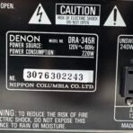 Denon DRA-345R Receiver Amplifier: Phono/Tape/Radio/AUX Tested! Working - Image 11