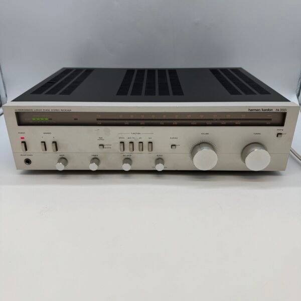 Harman Kardon HK350i Vintage Stereo Receiver Tested Working Good Condition Japan