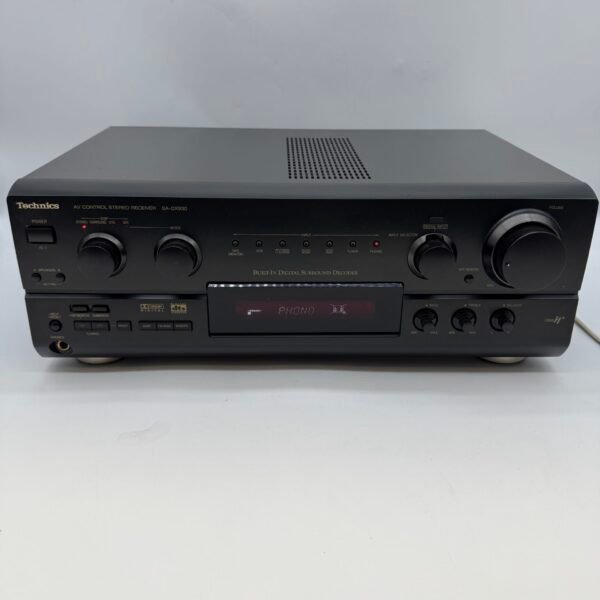 Technics SA-DX930 AV Control Stereo Receiver Black No Remote TESTED WORKS