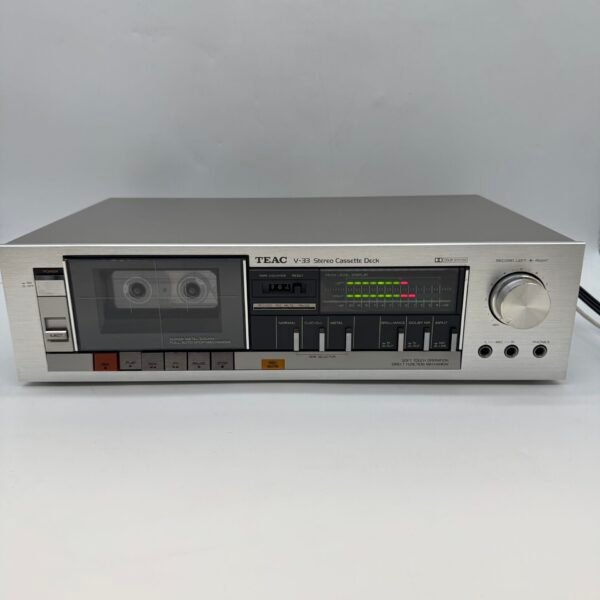 TEAC V-33 Stereo Cassette Deck Made in Japan Tested Working