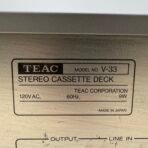 TEAC V-33 Stereo Cassette Deck Made in Japan Tested Working - Image 11