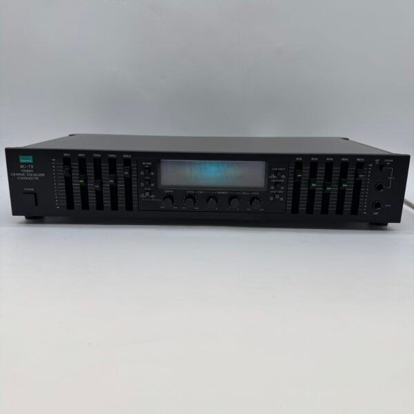 Sansui RG-7X Stereo Graphic Equalizer Console Tested Working Made in Japan