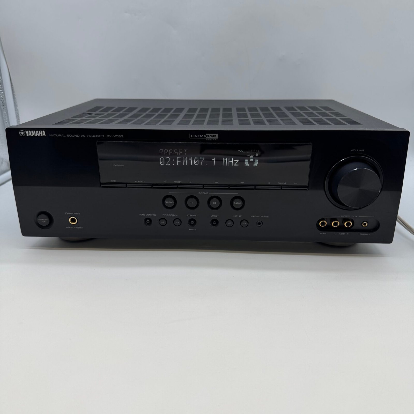 IMG_2748 Yamaha RX-V565 7.1 Channel HDMI 1080p Home Theater Surround Sound Receiver - Image 1