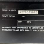 AMC T7 Stereo Tuner AM/FM Radio Digital Display RCA Output Tested Working - Image 10