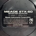 Meade ETX-60 Computerized Telescope AutoStar GoTo 60mm 350mm f/5.8 - Image 10