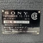 Vintage Sony TC-105 Reel to Reel Tape Recorder Portable Solid State - Image 6