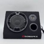 Sondpex CSF-E65B Powered Speaker Subwoofer System USB SD FM AUX Tested Working