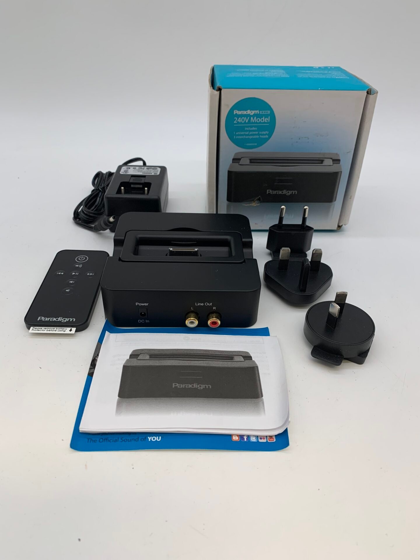 IMG_3260 Paradigm iPod / iPhone Dock With Remote - Image 1