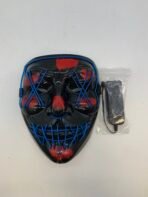 LED Purge Style Mask, Light Up Halloween Mask, Horror Costume Mask, Cosplay Party Mask - Image 3